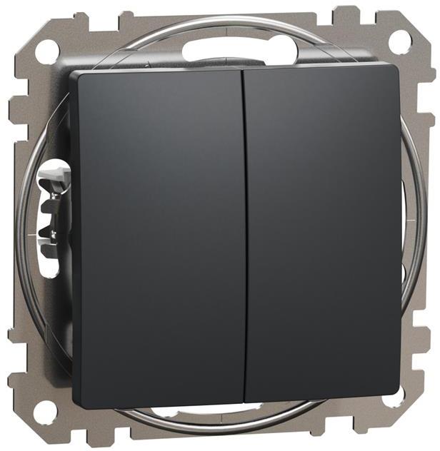 Сериен бутон цвят Антрацит Sedna SE