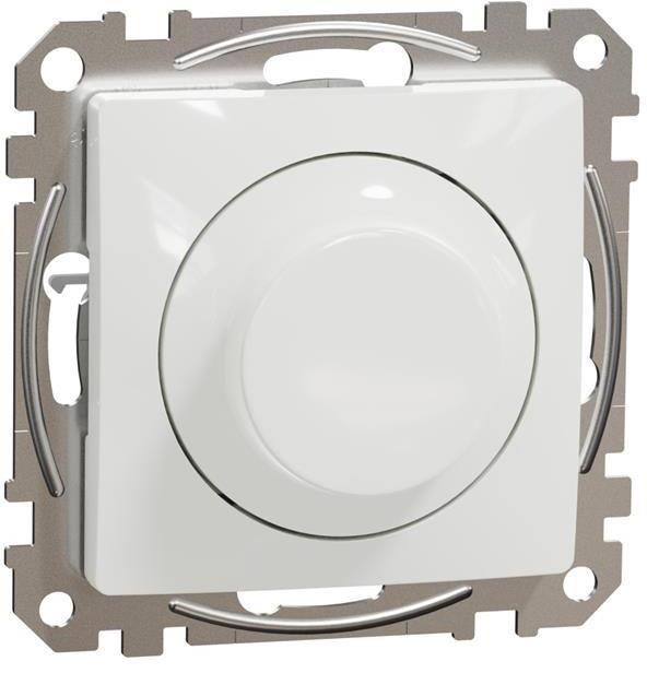 Димер ротативен R=5-200W C=5-150VA LED=5-100W цвят Бял Sedna SE