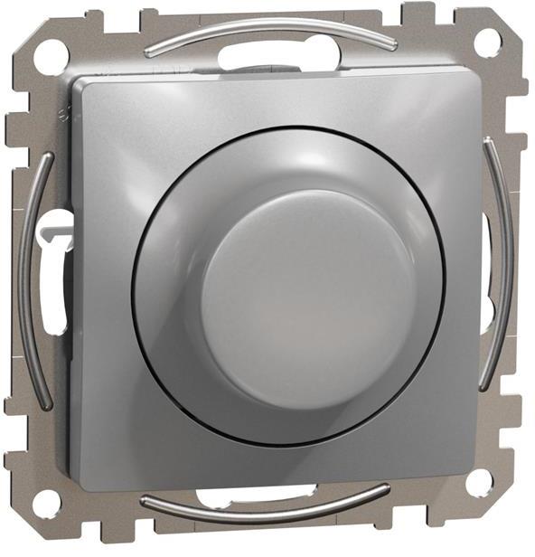 Димер ротативен R=5-200W C=5-150VA LED=5-100W цвят Алуминий Sedna SE