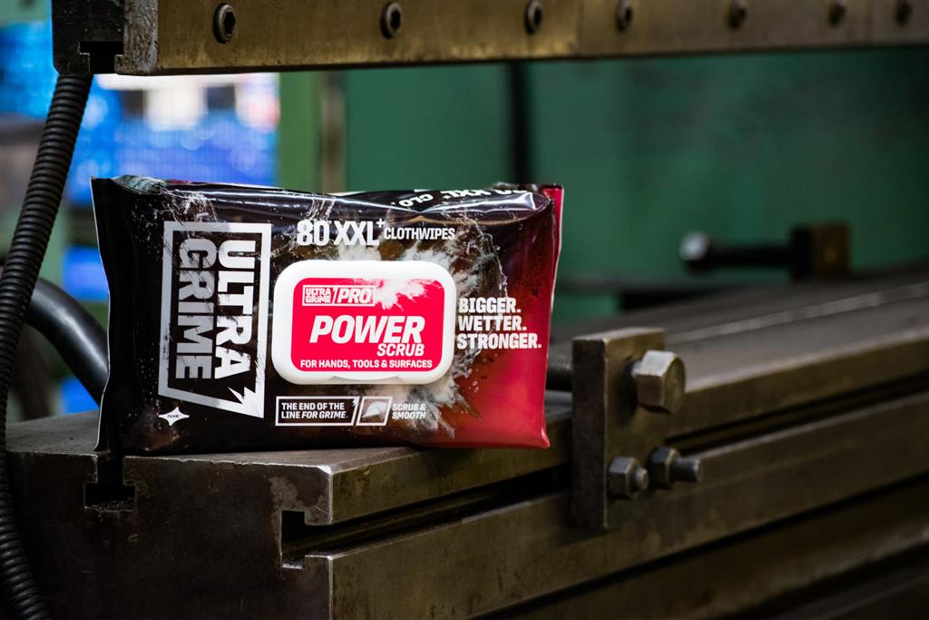 Мокри кърпи абразивни UltraGrime PRO Power Scrub 80бр. с размер 38х25см в пакет