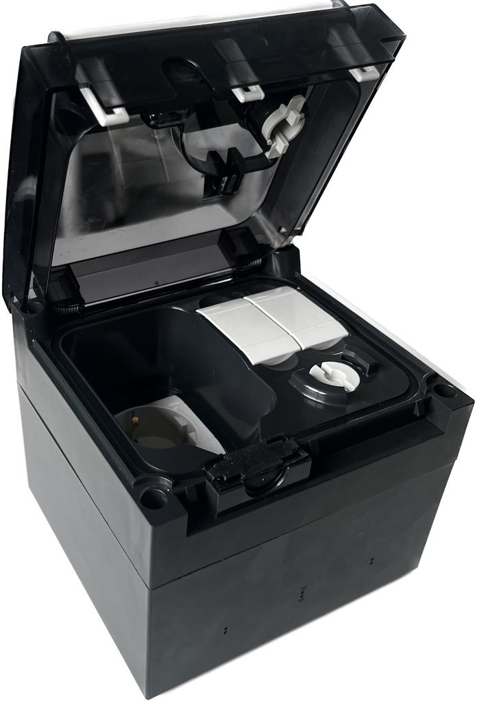 Контакт шуко 16A с механична блокировка IP56 IK08 за зареждане на електрически и хибридни автомобили до 3,7kW Scame