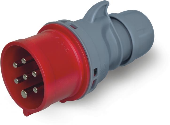 Промишлен щепсел 6P+Е 16A IP54 серия Optima Scame