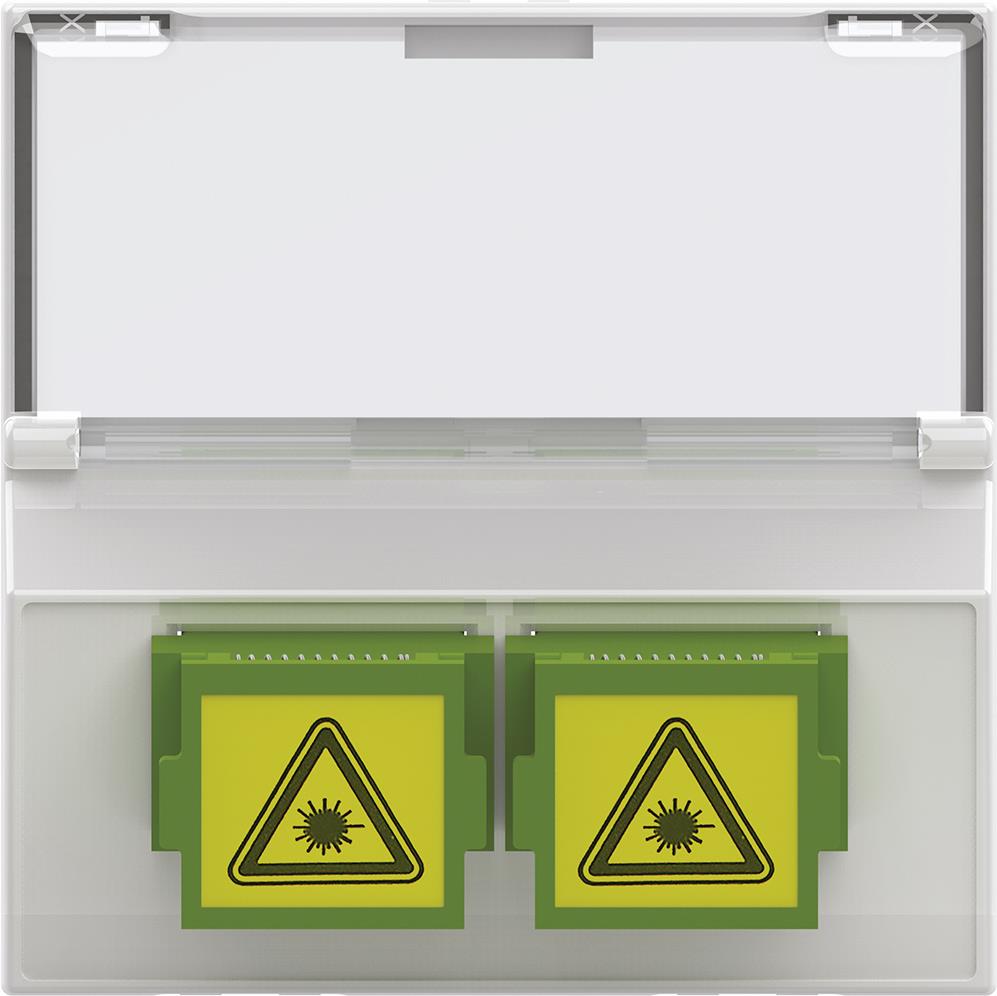 Розетка оптична 1xSCD/APC 2 мод. цвят Бял Classia Bticino