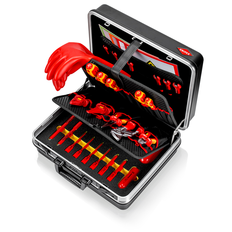 Комплект в куфар Basic EV 29 бр. инструменти VDE 1000V за електромобили, Knipex