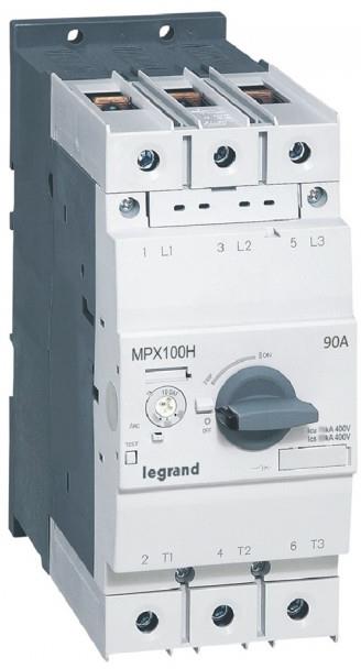 Моторна защита MPX3-100H 45kW TM 70-90A 75kA Legrand