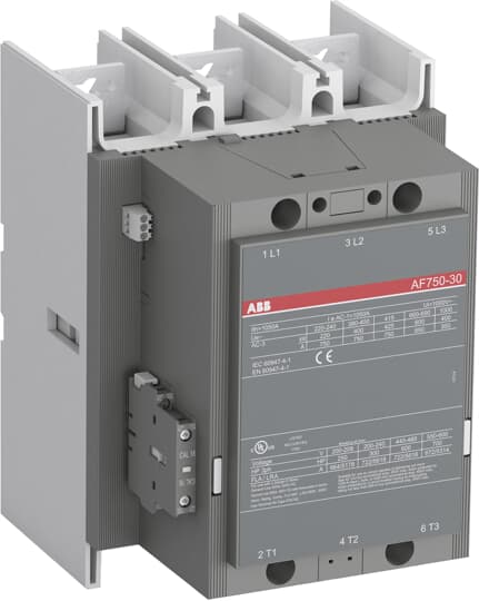 Контактор AF750-30-11 3P 400kW (750A AC-3) 1NO+1NC 100...250V 50/60Hz ABB