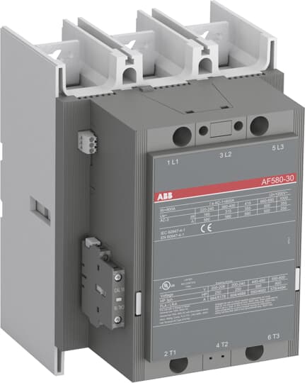 Контактор AF580-30-11 3P 315kW (580A AC-3) 1NO+1NC 100...250V 50/60Hz ABB