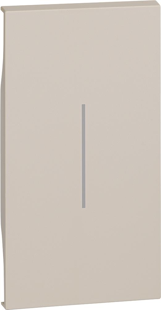 Лицев панел ключ/бутон 2 мод. цвят Крем Living Now My Home Bticino