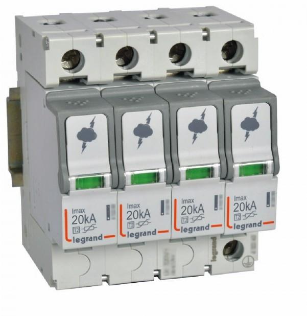 Катоден отводител тип 2 SPD 20kA 320V 4P Legrand
