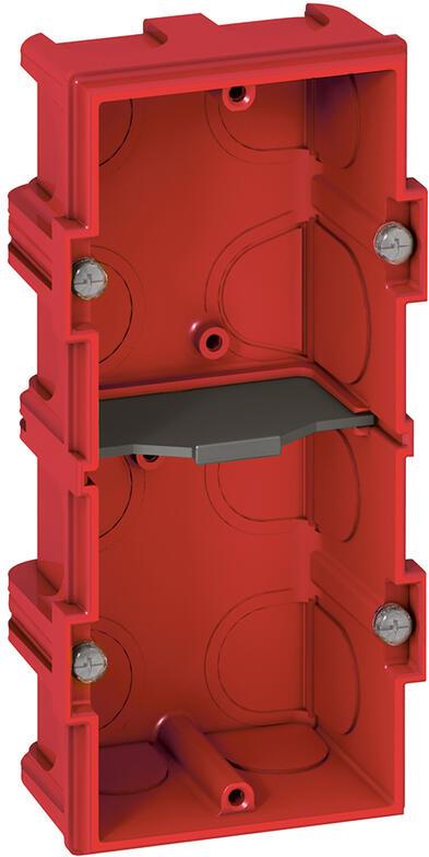 Конзолна кутия за тухлени стени 4/5 мод. с винтове квадратна дълб.40мм Batibox Legrand