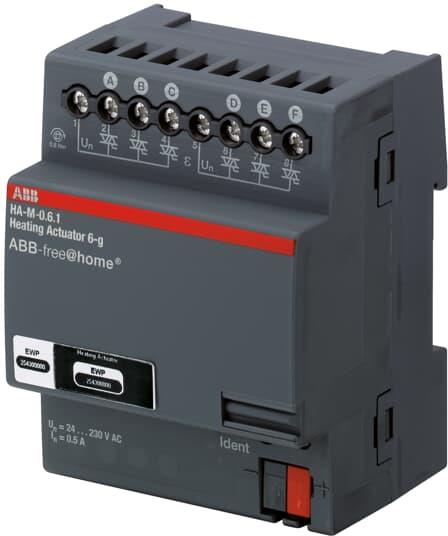 Актуатор вентили HA-M-0.6.1 6х 4DIN free@home ABB