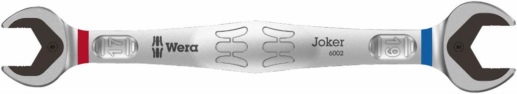 Гаечен ключ 17/19 двойно отворен, 6002 Joker Wera