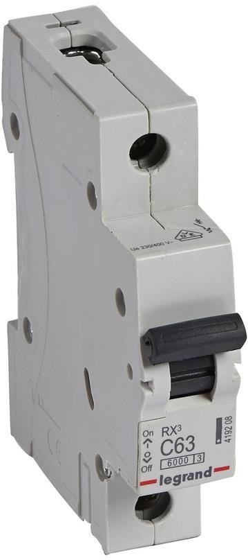 Автоматичен прекъсвач RX3 1P 20A крива В 6kA Legrand