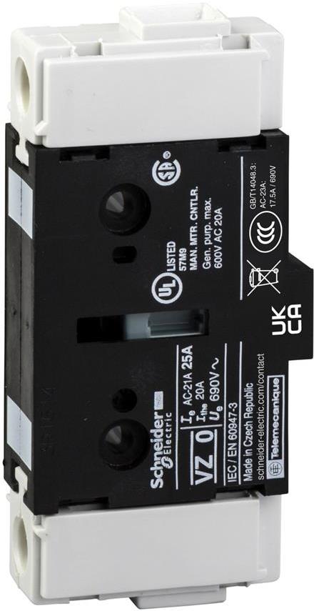 Четвърти полюс 12A за превключвател V02 SE