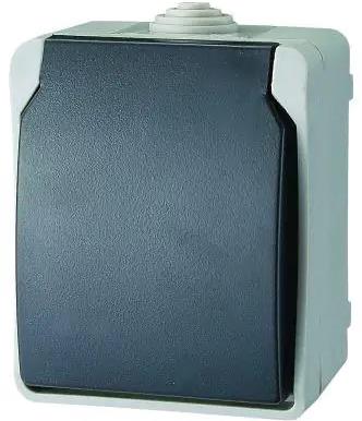 Контакт шуко открит монтаж IP44 с капак серия AquaTop GAO