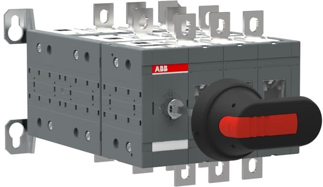 Ръчен байпас OT160E03YP 160А 3P I-0-II с ръкохватка ABB