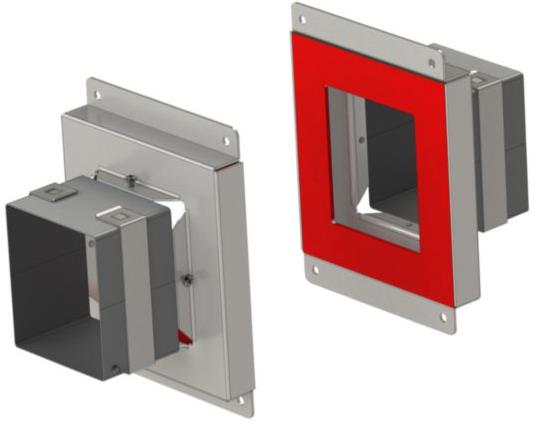 Рамка за 1х пожарна бариера EZP144WT EZ-PATH