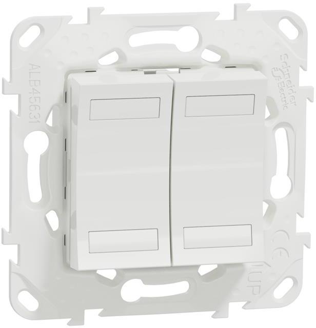 Пулт за управление с 4 бутона KNX цвят Бял Unica SE