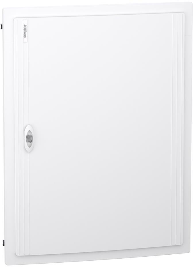 Табло за скрит монтаж PrismaSet XS 96 модула (4х24) мод. с бяла плътна врата и Н и РЕ клеми SE