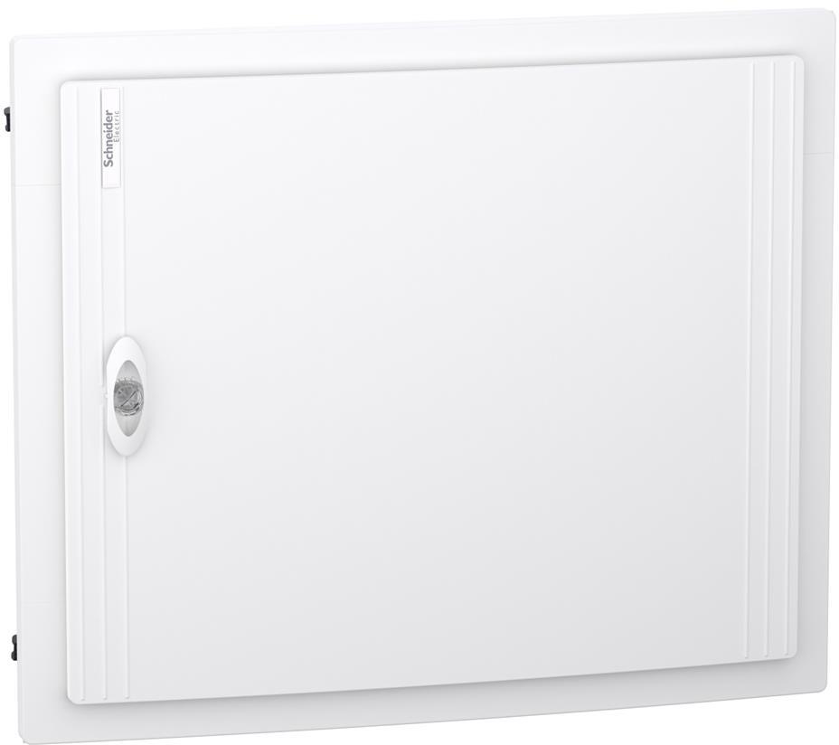 Табло за скрит монтаж PrismaSet XS 48 модула (2х24) мод. с бяла плътна врата и Н и РЕ клеми SE