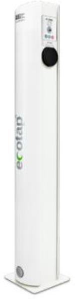 Зарядна станция тип колона Duo 22.1 kW, 3P 63A, с контакти 2x Type 2, IP54 IK10, RFID 4G, Ecotap
