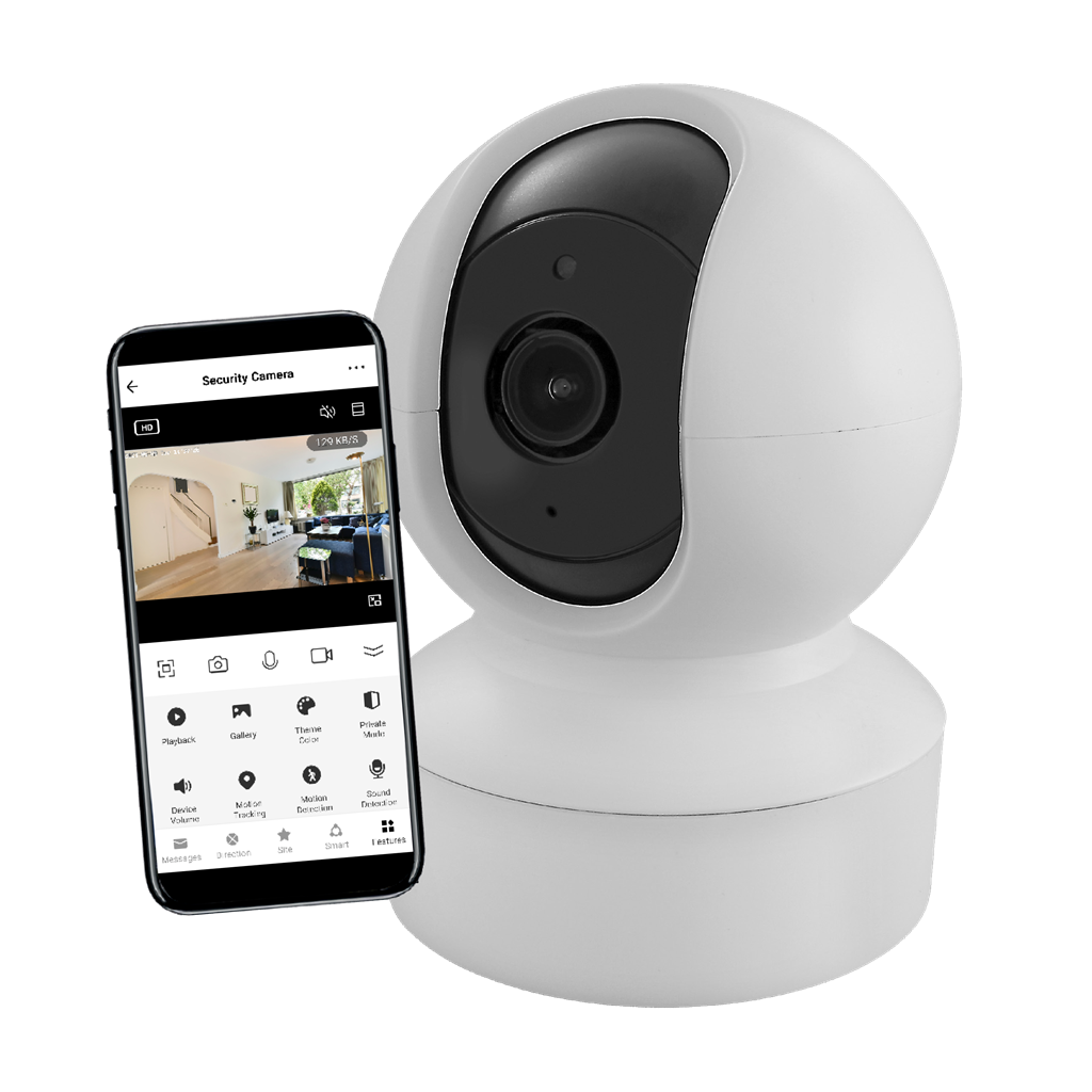 IP Камера 2MP куполна PT 4mm IR-5m двупосочно аудио IP40 Wi-Fi Commel IoT