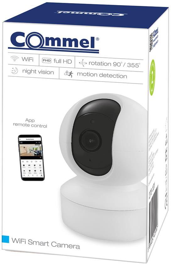 IP Камера 2MP куполна PT 4mm IR-5m двупосочно аудио IP40 Wi-Fi Commel IoT