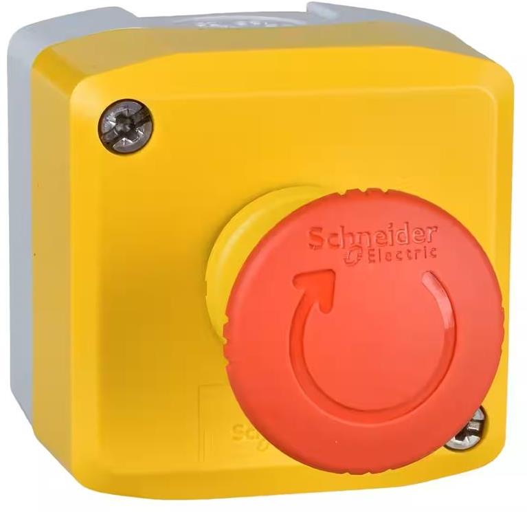 Авариен стоп червен 1NO+1NC открит монтаж IP66 SE