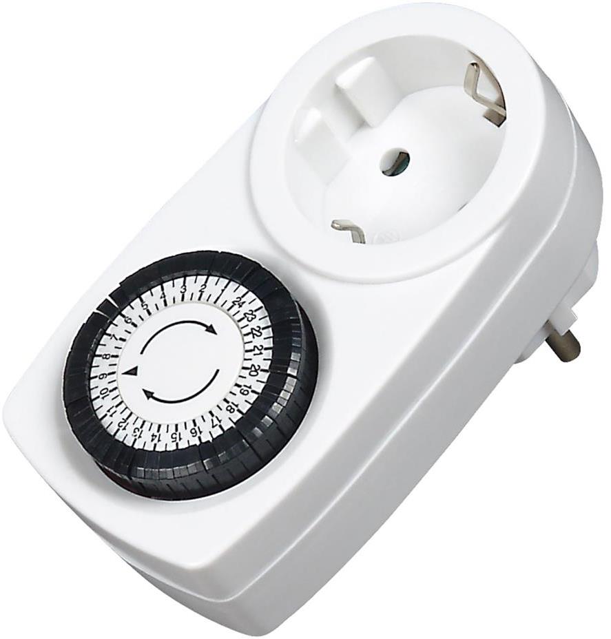 Таймер за контакт Дневен, 30 минути минимален интервал, 16A Commel