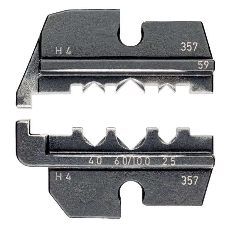 Челюсти CrimpSystem за кримпване на H4 Helios конектори за соларни кабели 2.5-10мм2, Knipex