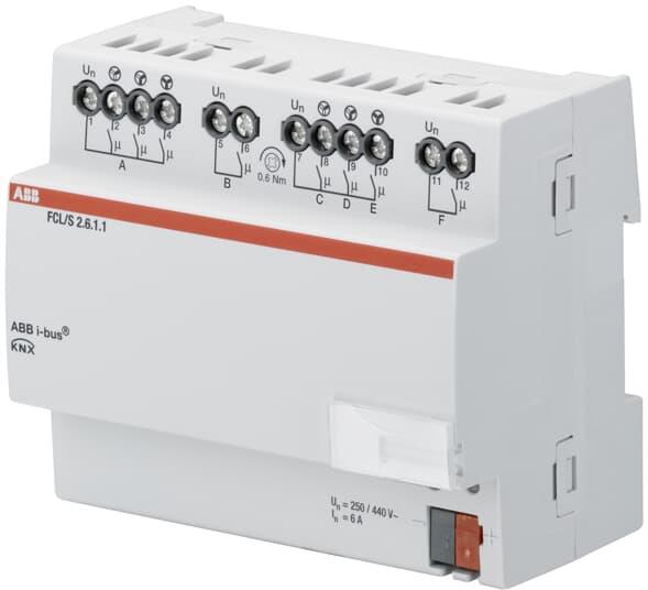 Актуатор вентилатори FCL/S 2.6.1.1 2x 6DIN KNX ABB