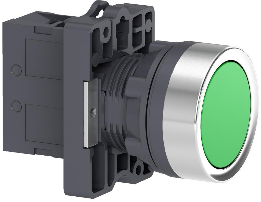 Бутон сглобен зелен 1NO Ø22mm XA2 SE /до изчерпване/