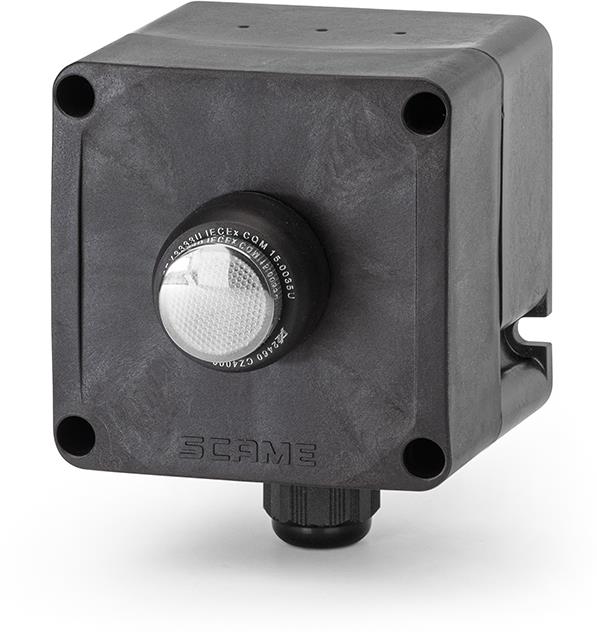 Взривозащитена LED лампа бяла 12...250Vac/dc 1xM20 Ex 2GD Зона 1/2/21/22 IP66 Scame