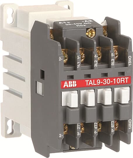 Контактор TAL9-30-10RT 3P 4kW (9A AC-3) 1NO 17...32V DC ABB