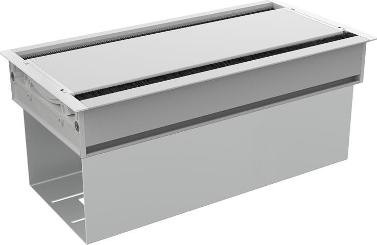 Метален капак Conference MAX, двустранен достъп, с основа за модули, алуминий, ABL