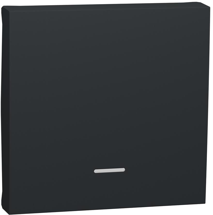 Лицев панел за ключ с подсветка 2 мод. цвят Антрацит Unica SE