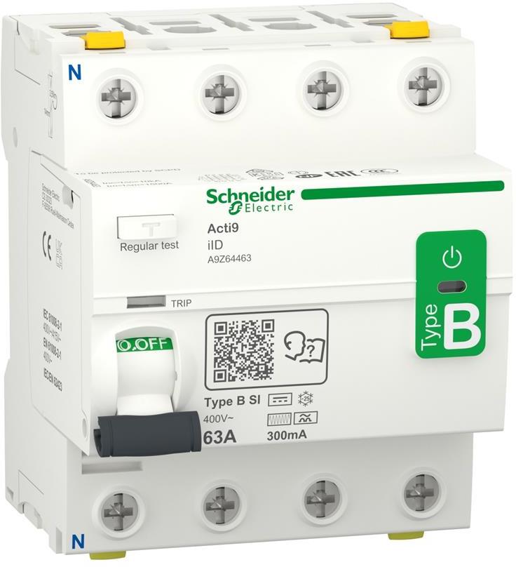 ДТЗ Acti 9 iID 4P 63A 300mA тип B 10kA 4 мод. SE