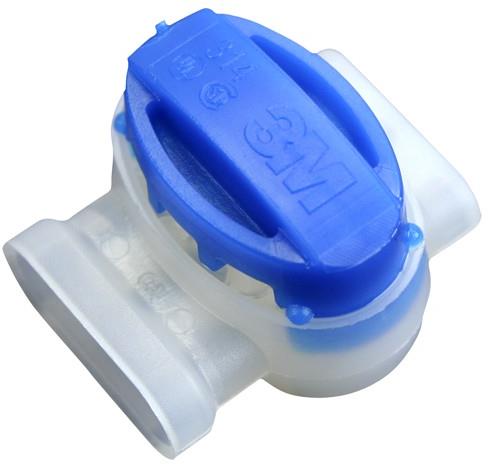 Бърза връзка с гел 3х 0.34-2.5мм2 за гъвкав/твърд меден проводник IPx8 17A 600V Scotchlok 314 3M