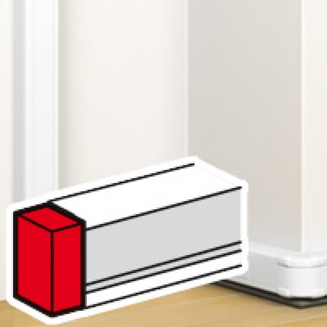 Крайно капаче за кабелен канал 80х50мм с капак 45 DLP Legrand