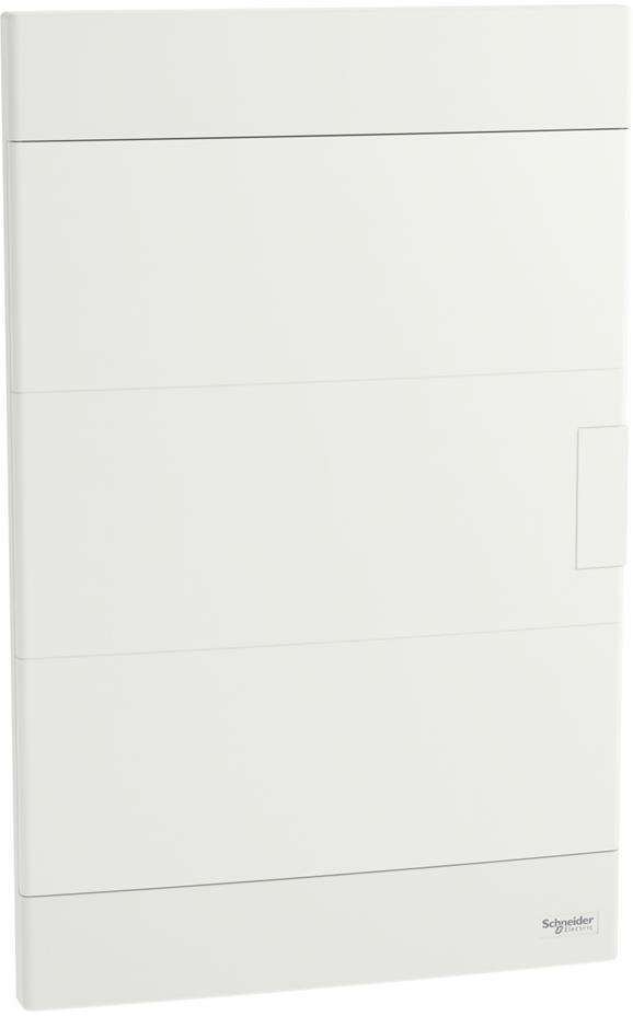 Табло за скрит монтаж 3x12 мод. Easy 9 EU с бяла плътна врата и Н и РЕ клеми SE