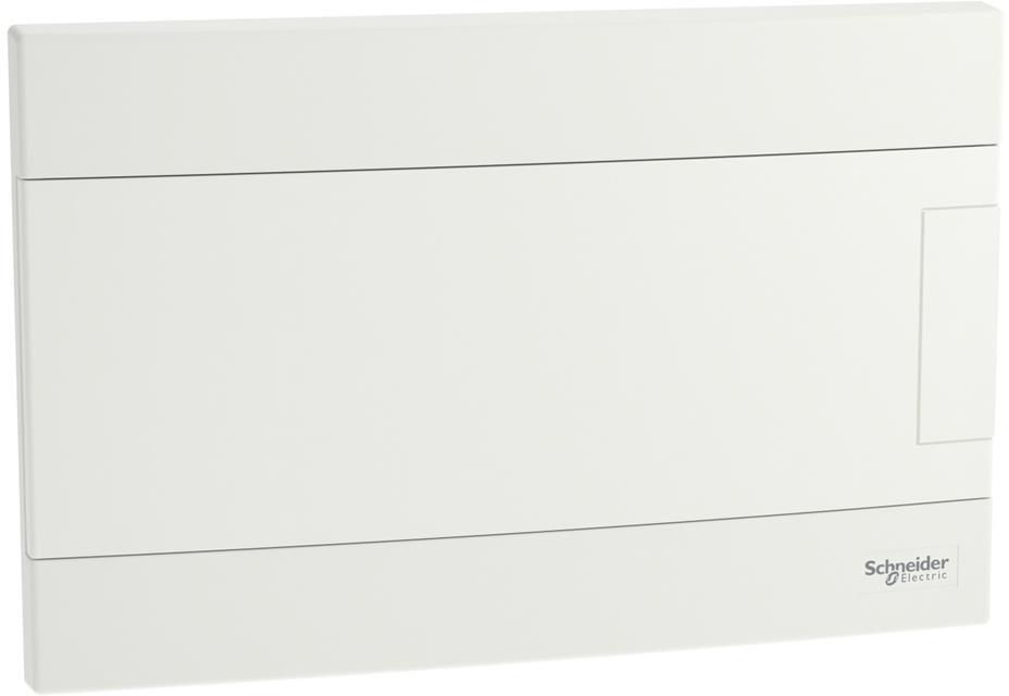 Табло за скрит монтаж 12 мод. Easy 9 EU с бяла плътна врата и Н и РЕ клеми SE