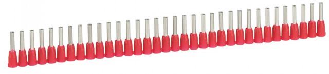 Кабелен накрайник 1мм2 изолиран червен Legrand