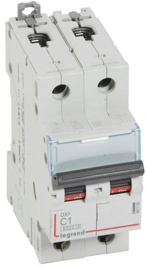 Автоматичен прекъсвач DX3 2P 1A крива С 6kA Legrand