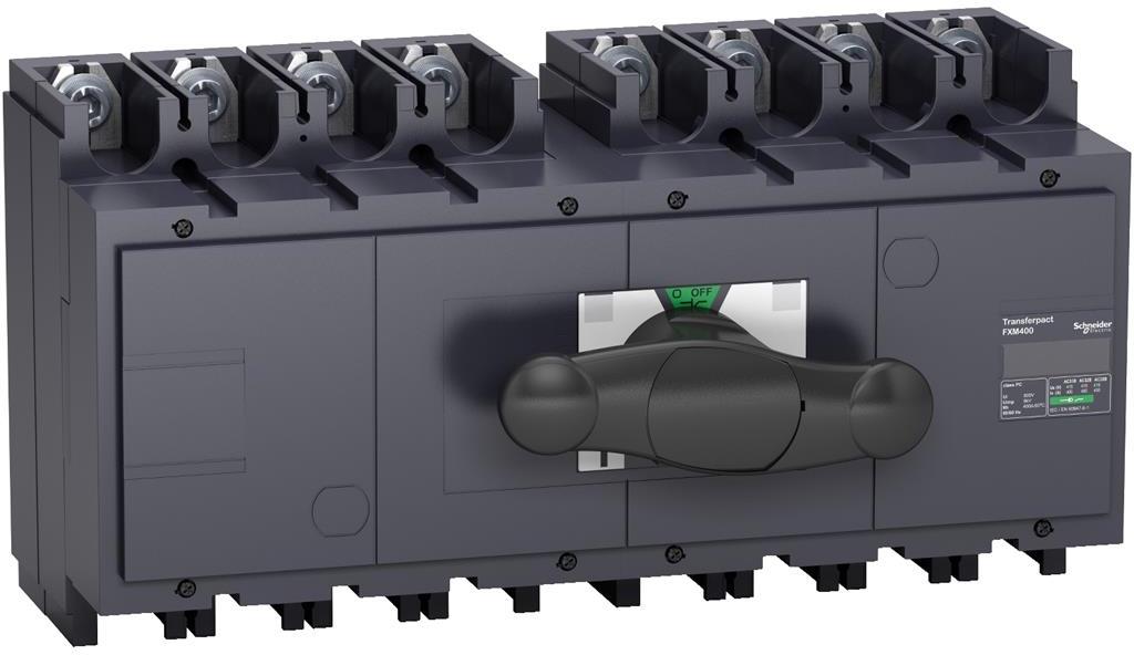 Товаров превключвател INS400 400A 4P I-0-II с ръкохватка SE