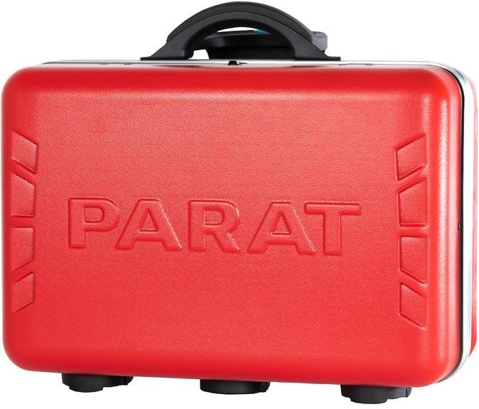 Куфар PARARED с колела и телескоп. дръжка,CP-7 държач за 35 инструмента, станд. закл., X-ABS антиплъзгащ м-л Ш47хВ36хД21см PARAT