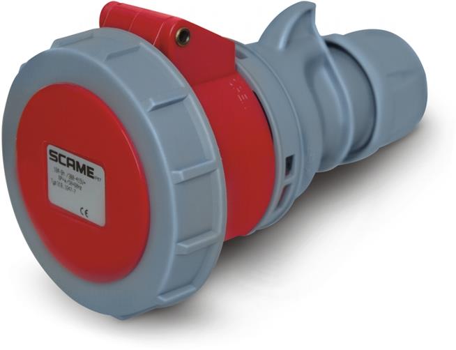 Промишлен подвижен контакт 6P+Е 32A IP66/67 серия Optima Seven Scame