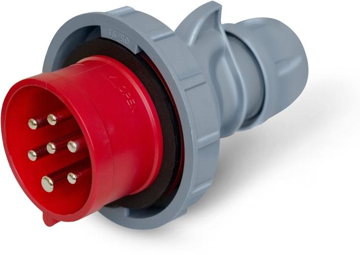 Промишлен щепсел 6P+Е 32A IP66/67 серия Optima Seven Scame