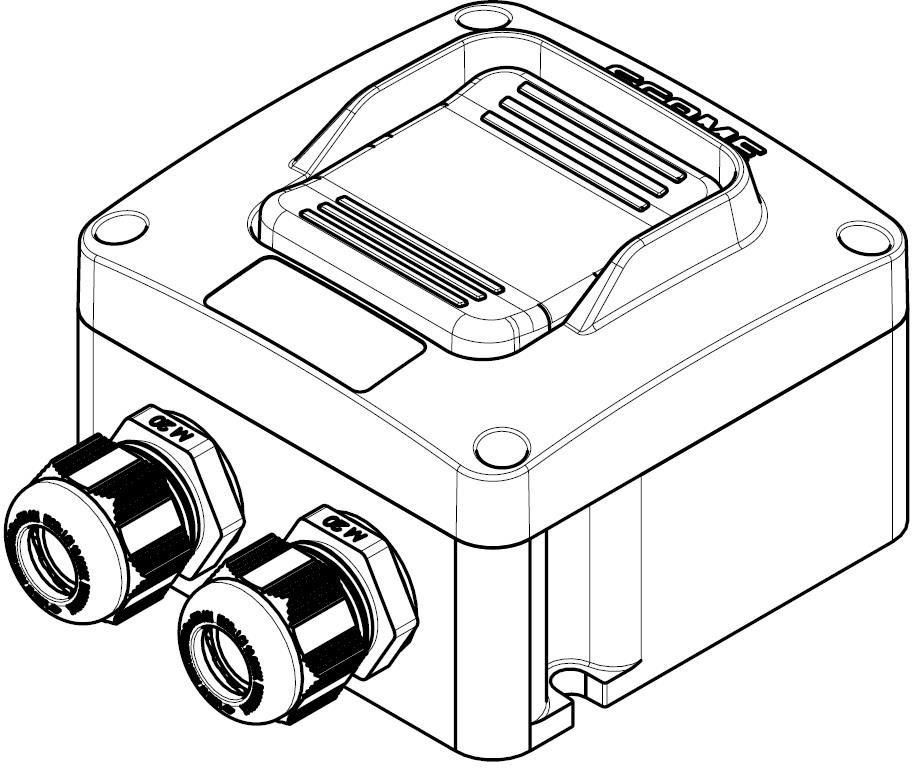 Взривозащитен еднополюсен ключ 16A 2xM20 Ex 2GD Зона 1/2/21/22 IP66 2NO Scame