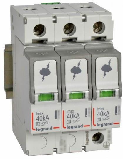 Катоден отводител тип 2 SPD 40kA 440V 3P Legrand