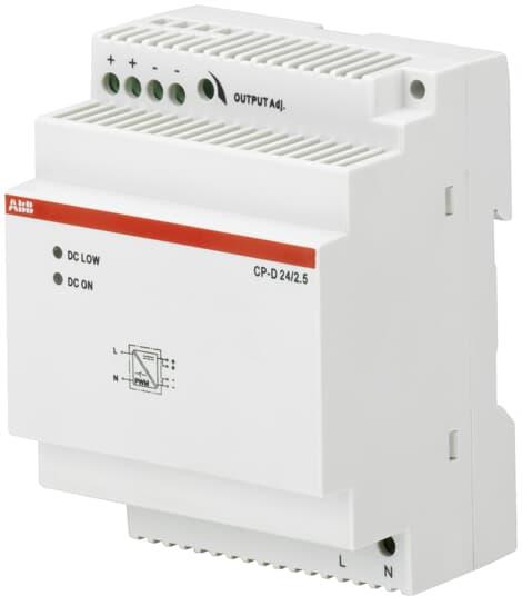 Захранващ блок CP-D24 1P In:110...230Vac Out:24Vdc 2.5A 4DIN ABB